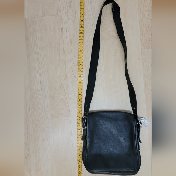 COACH Black Leather Satchel Purse - Picture 15 of 15